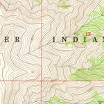 United States Geological Survey Monument Peak, WY (1991, 24000-Scale) digital map