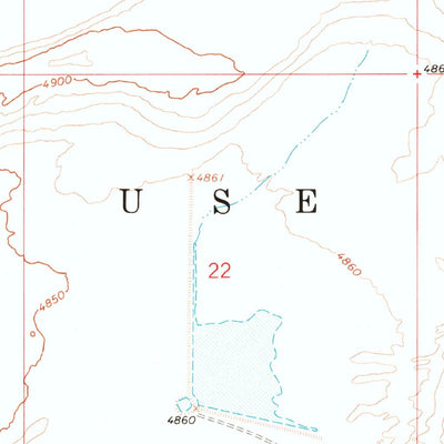 United States Geological Survey Monument Point, AZ (1967, 24000-Scale) digital map