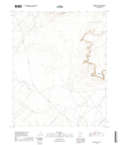 United States Geological Survey Monument Point, AZ (2021, 24000-Scale) digital map
