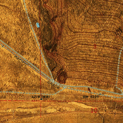 United States Geological Survey Monument Point, UT (1968, 24000-Scale) digital map