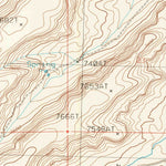 United States Geological Survey Monument Ridge, WY (1986, 24000-Scale) digital map