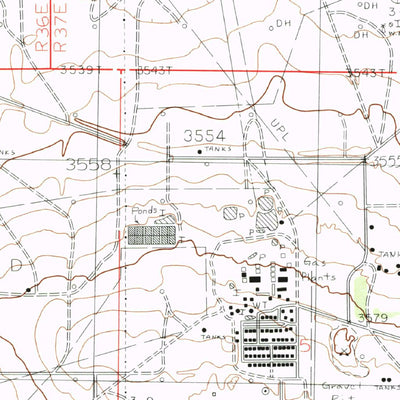 United States Geological Survey Monument South, NM (1985, 24000-Scale) digital map