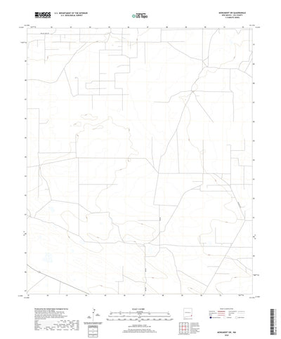 United States Geological Survey Monument SW, NM (2020, 24000-Scale) digital map