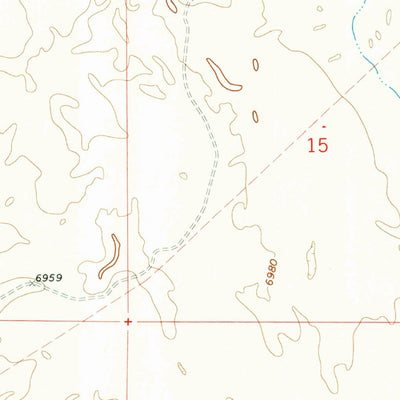 United States Geological Survey Monument Valley, WY (1970, 24000-Scale) digital map