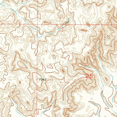 United States Geological Survey Monument Valley, WY (1970, 24000-Scale) digital map