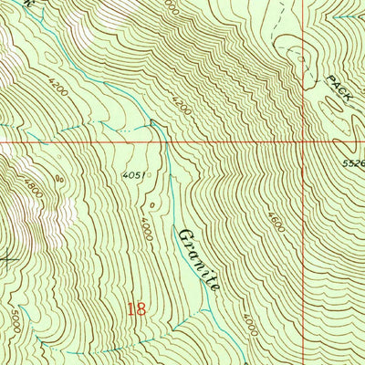 United States Geological Survey Monumental Mountain, WA (1967, 24000-Scale) digital map