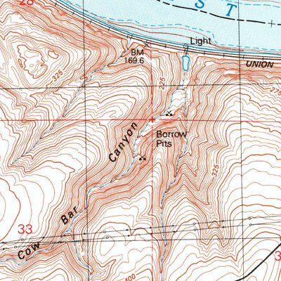 United States Geological Survey Monumental Rock, WA (1981, 24000-Scale) digital map