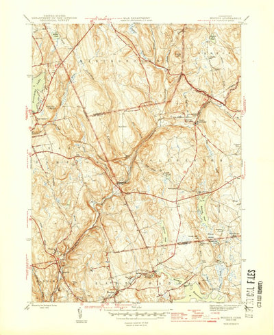 United States Geological Survey Moodus, CT (1946, 31680-Scale) digital map