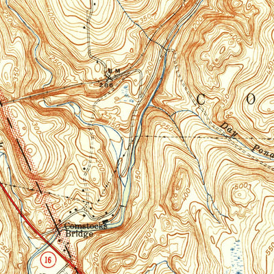 United States Geological Survey Moodus, CT (1946, 31680-Scale) digital map