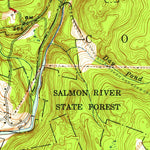 United States Geological Survey Moodus, CT (1952, 24000-Scale) digital map