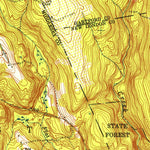 United States Geological Survey Moodus, CT (1952, 31680-Scale) digital map