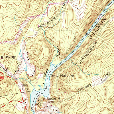 United States Geological Survey Moodus, CT (1967, 24000-Scale) digital map