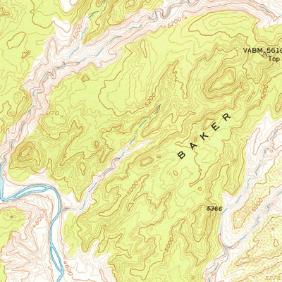 United States Geological Survey Moody Creek, UT (1953, 62500-Scale) digital map