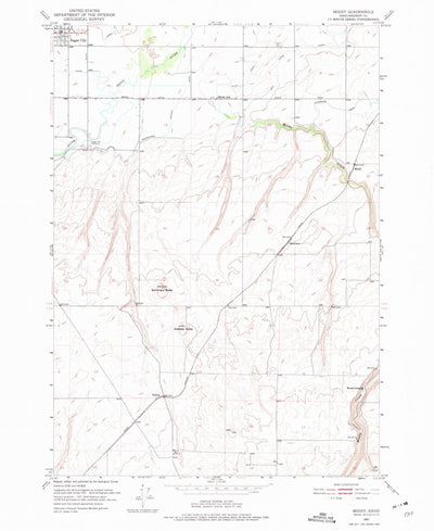 United States Geological Survey Moody, ID (1951, 24000-Scale) digital map