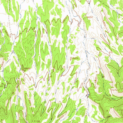 United States Geological Survey Moody Peak, NV (1964, 62500-Scale) digital map