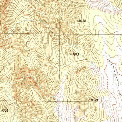 United States Geological Survey Moody Peak, NV (1990, 24000-Scale) digital map
