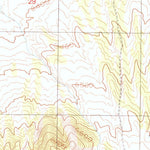 United States Geological Survey Moody Peak NW, NV (1990, 24000-Scale) digital map