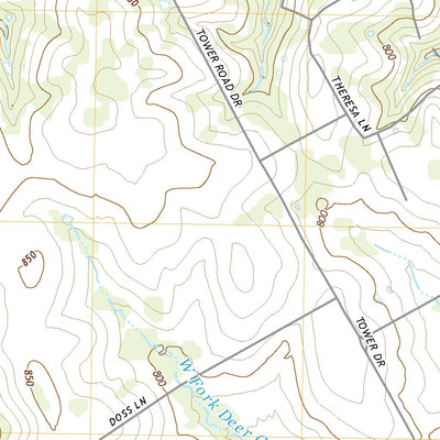 United States Geological Survey Moody, TX (2022, 24000-Scale) digital map