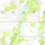 United States Geological Survey Moodys, OK (1972, 24000-Scale) digital map