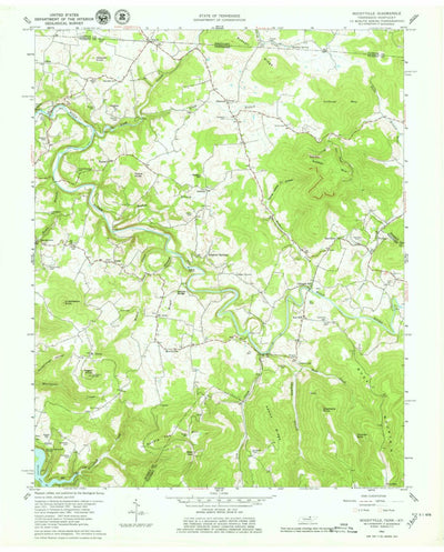 United States Geological Survey Moodyville, TN-KY (1962, 24000-Scale) digital map