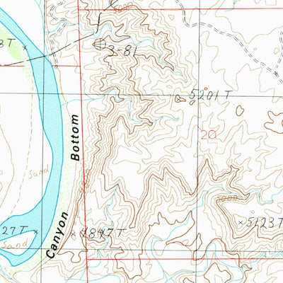 United States Geological Survey Moon Bottom, UT (1985, 24000-Scale) digital map