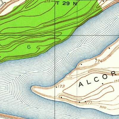 United States Geological Survey Moon Lake, MS-AR (1908, 24000-Scale) digital map