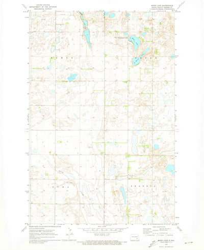 United States Geological Survey Moon Lake, ND (1970, 24000-Scale) digital map