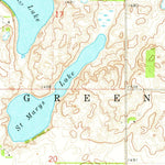 United States Geological Survey Moon Lake, ND (1970, 24000-Scale) digital map