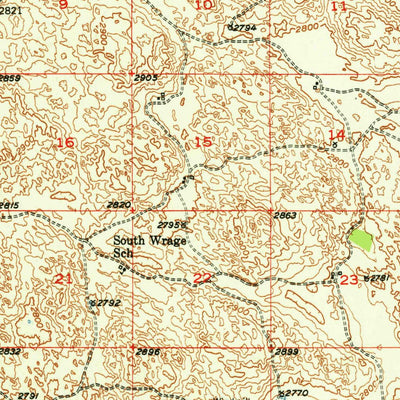 United States Geological Survey Moon Lake, NE (1951, 62500-Scale) digital map