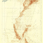 United States Geological Survey Moon Mountain, AZ-CA (1932, 62500-Scale) digital map