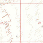 United States Geological Survey Moon Mountain NE, AZ (1971, 24000-Scale) digital map