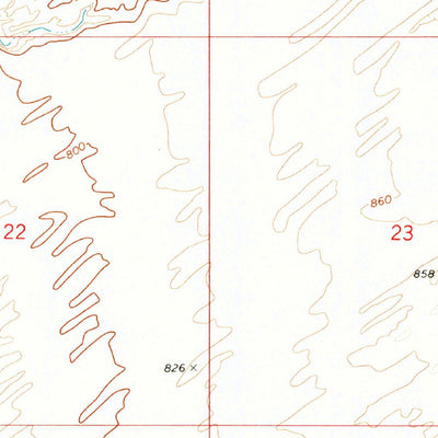 United States Geological Survey Moon Mountain NE, AZ (1971, 24000-Scale) digital map