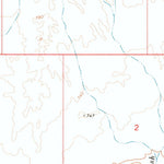 United States Geological Survey Moon Mountain SE, AZ (1971, 24000-Scale) digital map