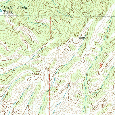 United States Geological Survey Moon Ranch, NM (1965, 24000-Scale) digital map
