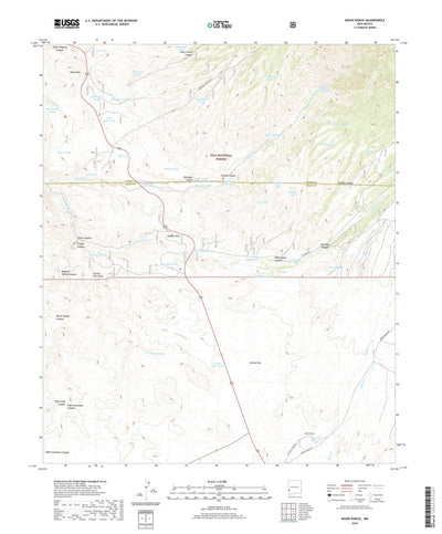 United States Geological Survey Moon Ranch, NM (2020, 24000-Scale) digital map