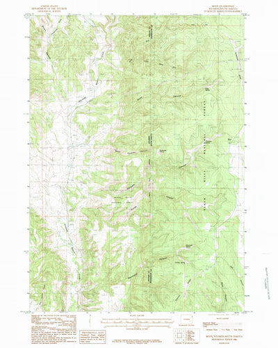 United States Geological Survey Moon, SD-WY (1984, 24000-Scale) digital map