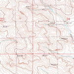 United States Geological Survey Moonlight Creek, MT (1983, 24000-Scale) digital map