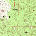 United States Geological Survey Moonlight Peak, CA (1994, 24000-Scale) digital map