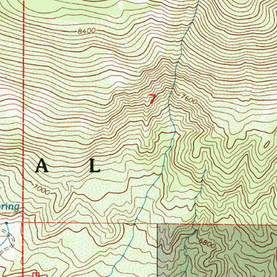 United States Geological Survey Moonridge, CA (1996, 24000-Scale) digital map