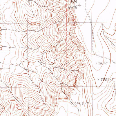 United States Geological Survey Moonshine Canyon, NV (1991, 24000-Scale) digital map