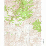 United States Geological Survey Moonshine Peak, WY (1955, 24000-Scale) digital map