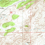United States Geological Survey Moonshine Peak, WY (1955, 24000-Scale) digital map