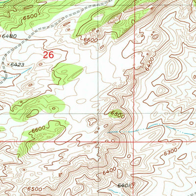 United States Geological Survey Moonshine Peak, WY (1955, 24000-Scale) digital map