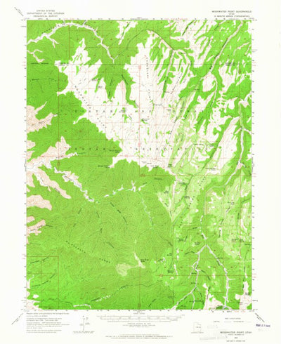 United States Geological Survey Moonwater Point, UT (1963, 62500-Scale) digital map