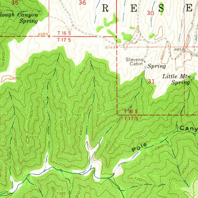 United States Geological Survey Moonwater Point, UT (1963, 62500-Scale) digital map