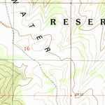 United States Geological Survey Moonwater Point, UT (1991, 24000-Scale) digital map