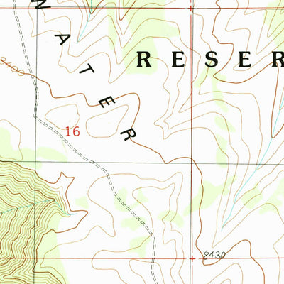 United States Geological Survey Moonwater Point, UT (1991, 24000-Scale) digital map