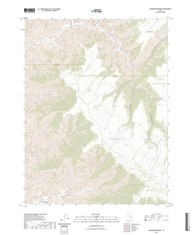 United States Geological Survey Moonwater Point, UT (2023, 24000-Scale) digital map