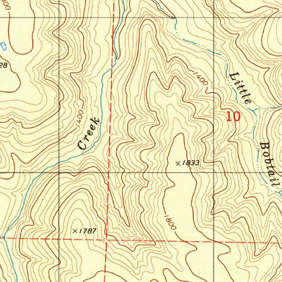 United States Geological Survey Moore, AR (1980, 24000-Scale) digital map