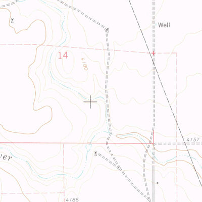 United States Geological Survey Moore Draw NW, CO (1978, 24000-Scale) digital map